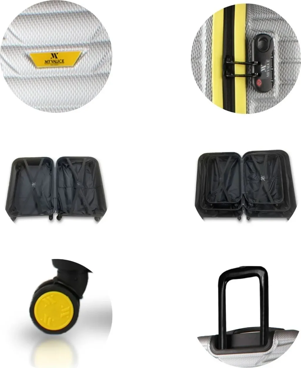 Valixhe udhëtimi Zoozie Bags, 5844, ngjyrë gri - 4