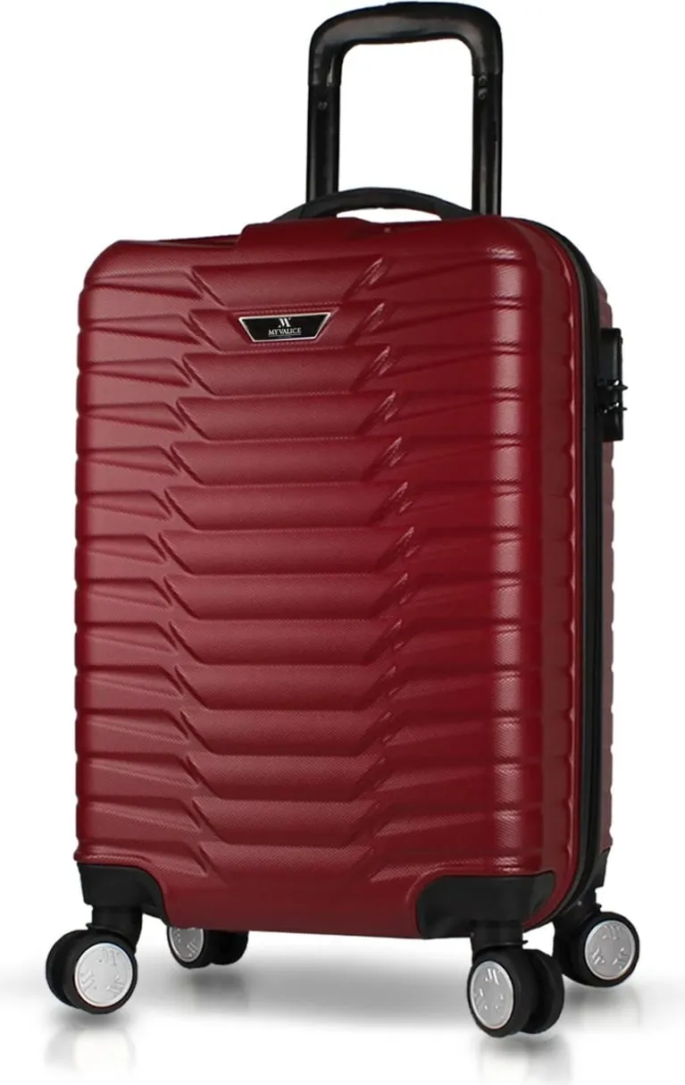 Valixhe udhëtimi ngjyrë e kuqe e errët, Zoozie Bags, 5882 - 1