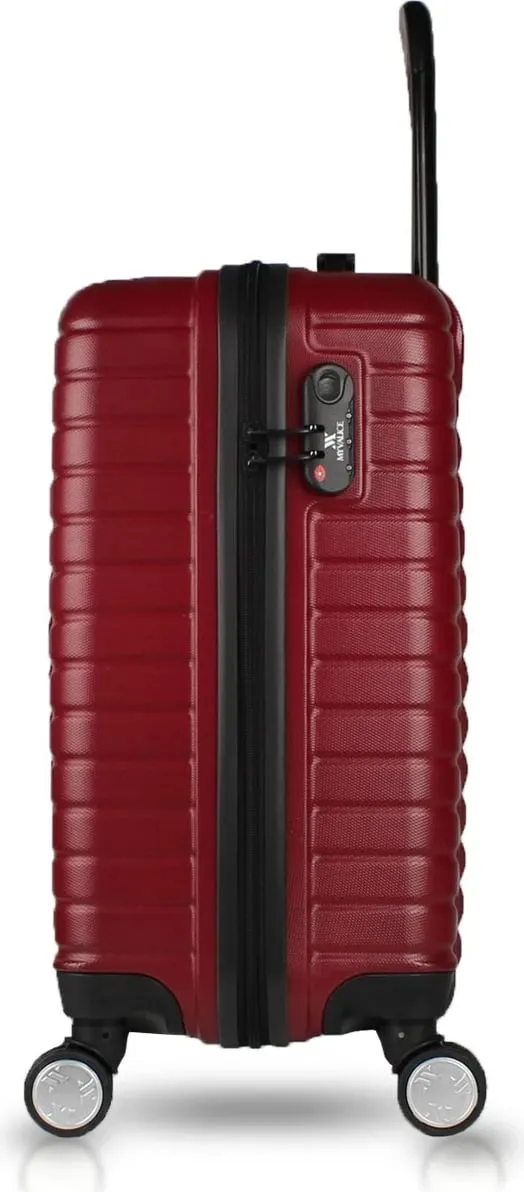 Valixhe udhëtimi ngjyrë e kuqe e errët, Zoozie Bags, 5882 - 3