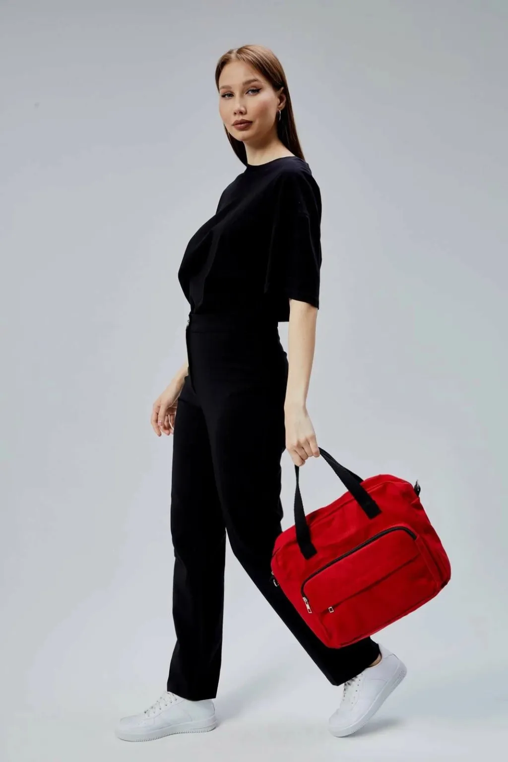 Çantë tote e kuqe, Zoozie Bags, 2386 - 2