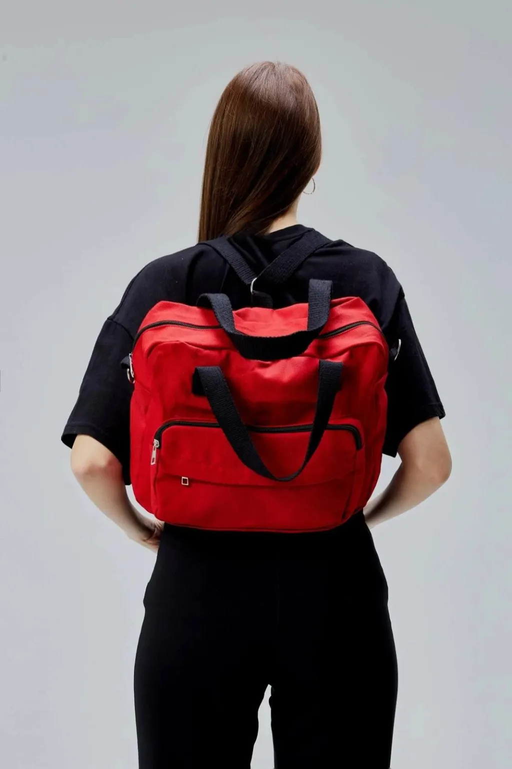 Çantë tote e kuqe, Zoozie Bags, 2386 - 4