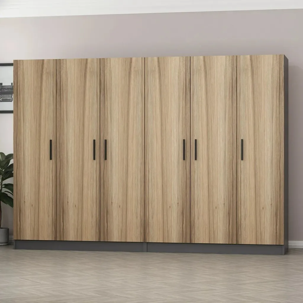 Dollap Skye Decor, ngjyrë dore, 270x190x52cm - 3