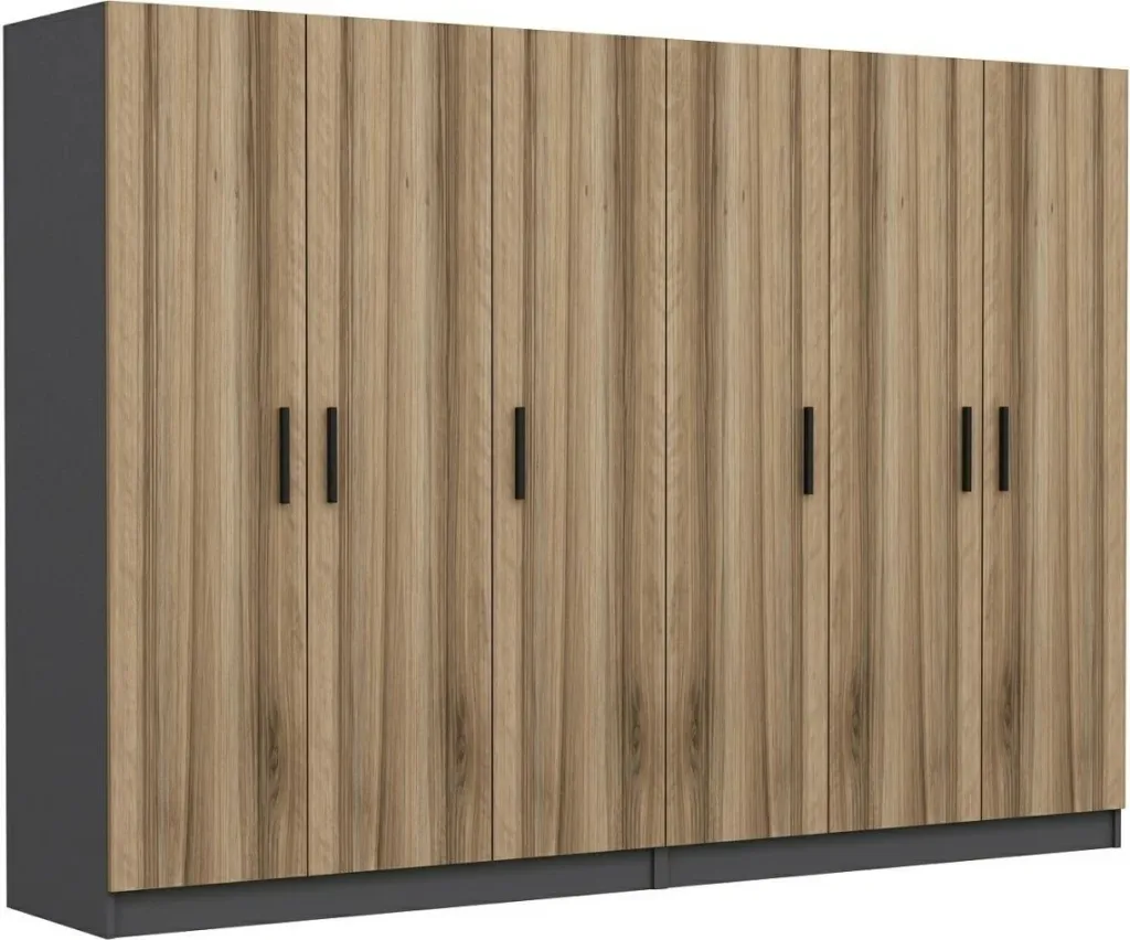 Dollap Skye Decor, ngjyrë dore, 270x190x52cm - 7