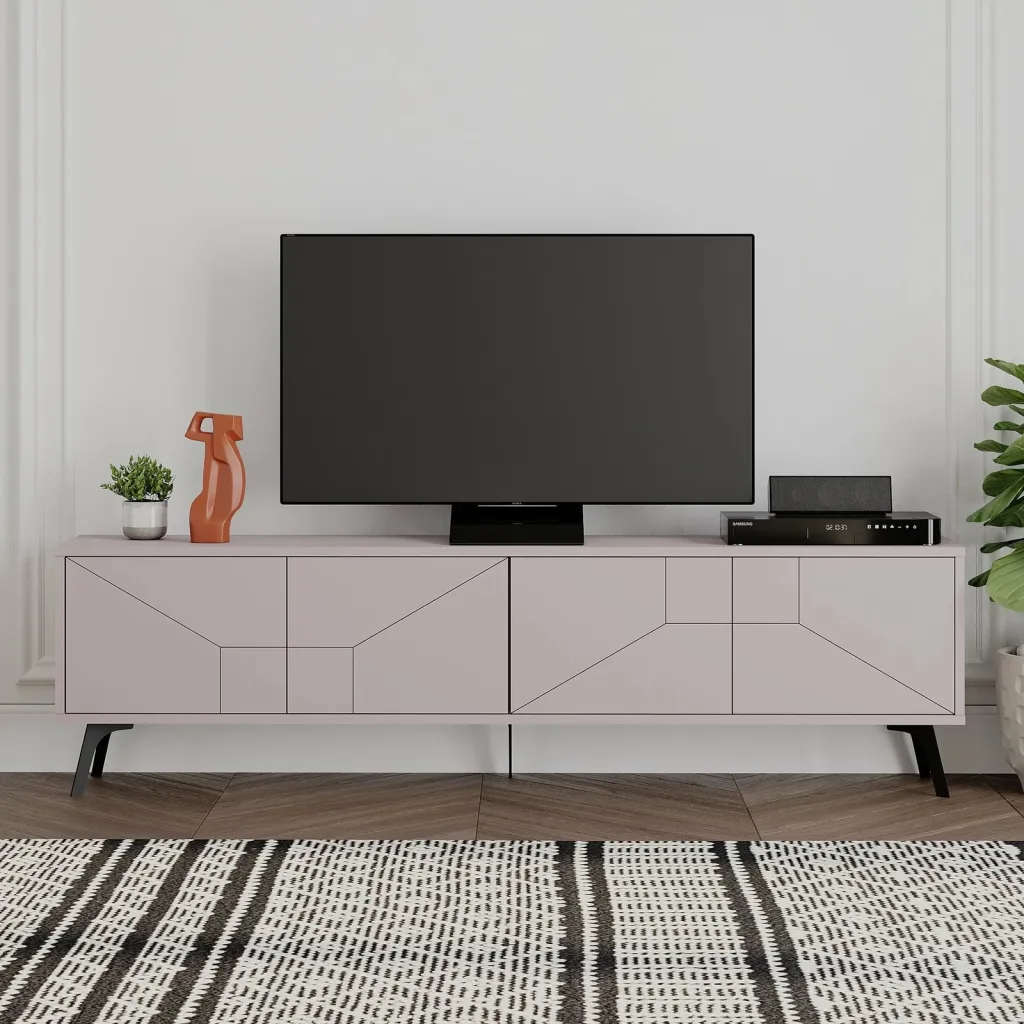 Komodë TV Skye Decor, ngjyrë mocha e çelët - 1