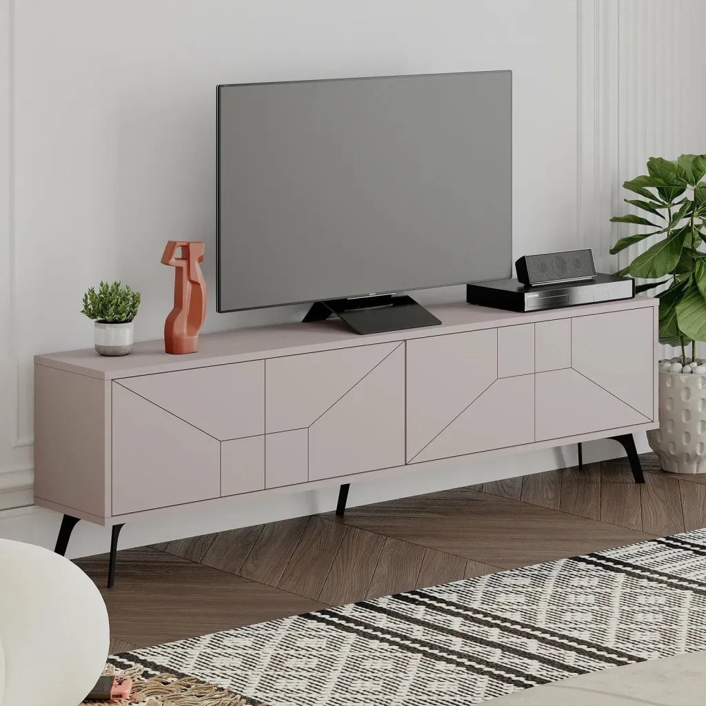 Komodë TV Skye Decor, ngjyrë mocha e çelët - 2