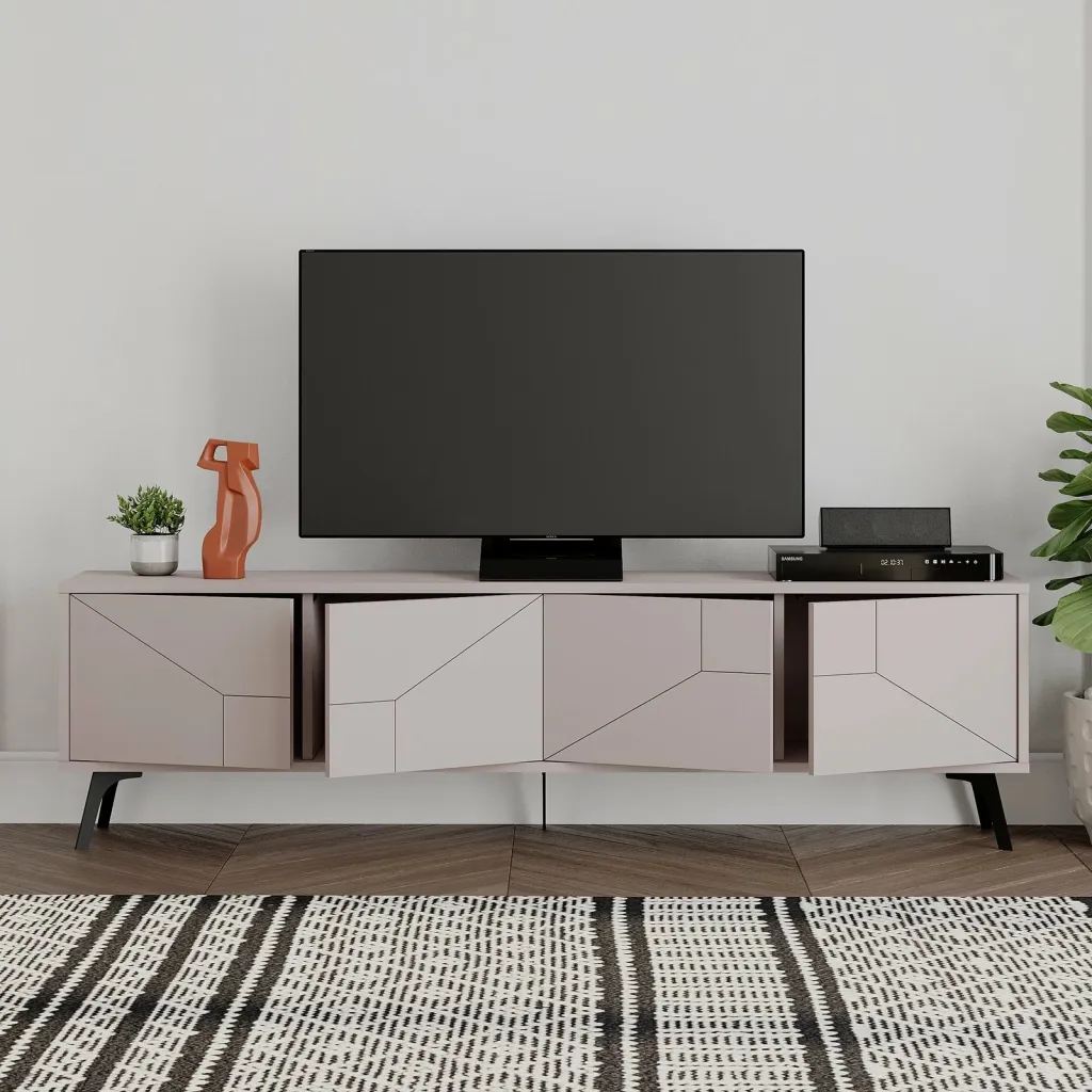 Komodë TV Skye Decor, ngjyrë mocha e çelët - 3
