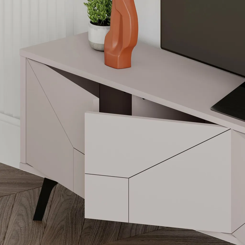 Komodë TV Skye Decor, ngjyrë mocha e çelët - 4