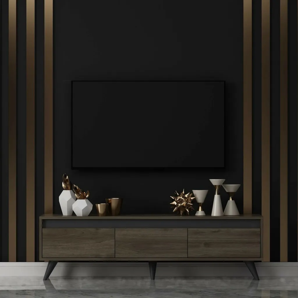 Komodë TV, ngjyrë arre, Skye Decor, Century - 1