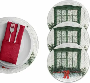 Set nënshtrues tavoline Hermia Concept, 4386Supla, shumëngjyrësh, 4 copë