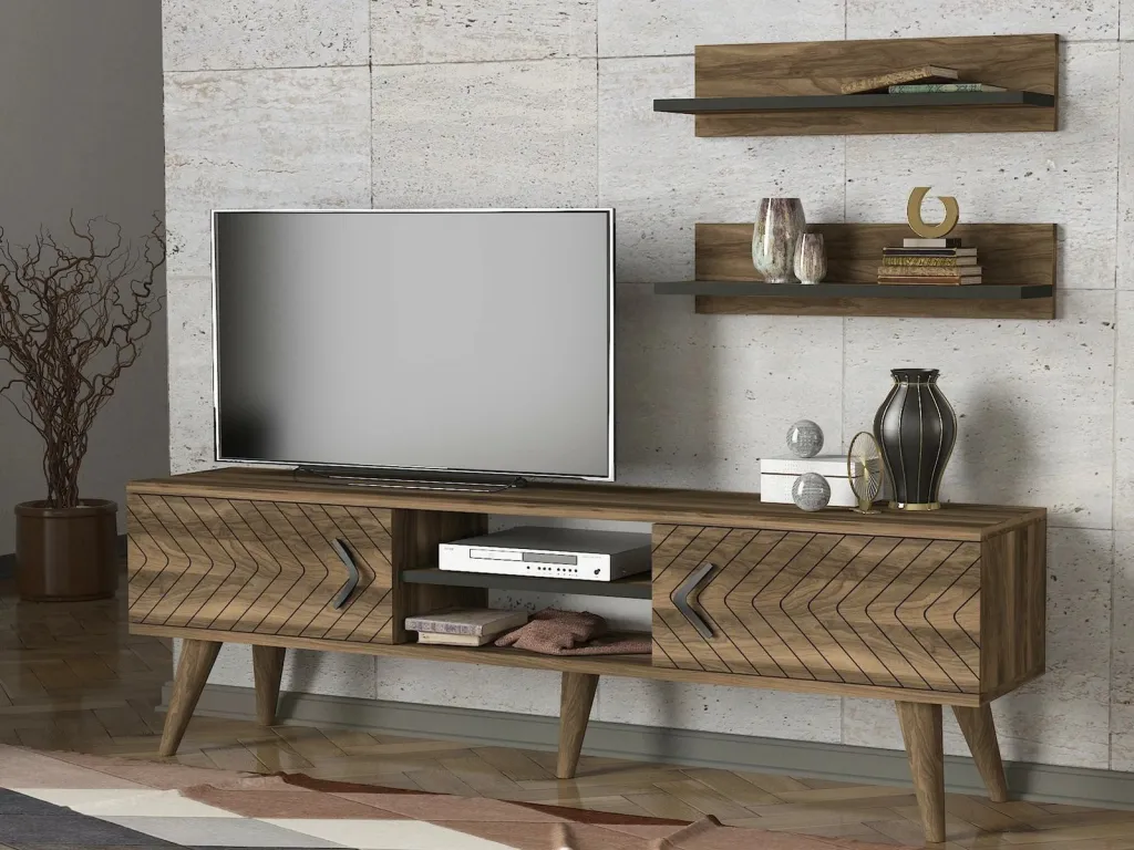 Njësi TV Skye Decor, Legato, ngjyrë arre - 2