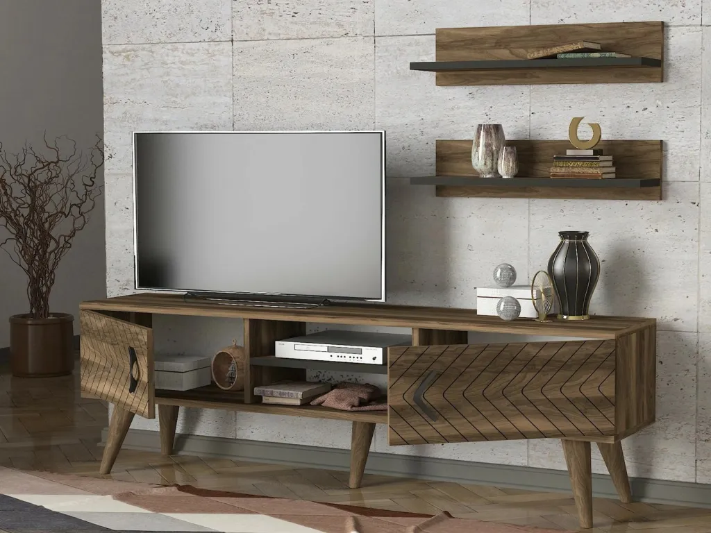 Njësi TV Skye Decor, Legato, ngjyrë arre - 3