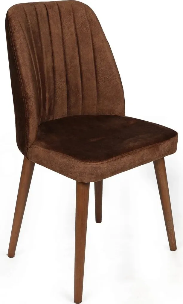 Set karrigesh (4 copë), Skye Decor, Alfa-466 V4, kafe dhe arre - 2
