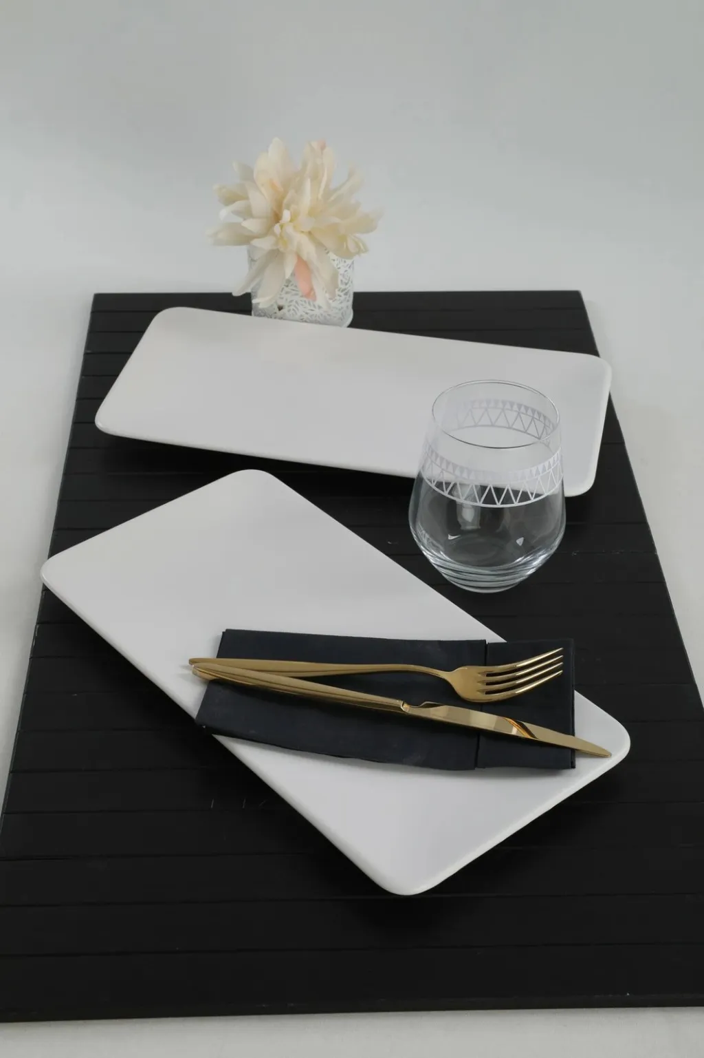 Set pjatash (2 copë), Hermia Concept, ngjyrë e bardhë mat, ST032002F022A000000MAKYK01 - 1