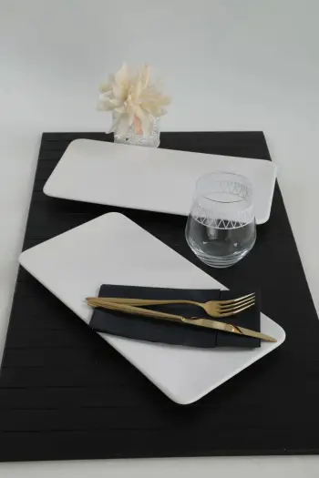 Set pjatash (2 copë), Hermia Concept, ngjyrë e bardhë mat, ST032002F022A000000MAKYK01