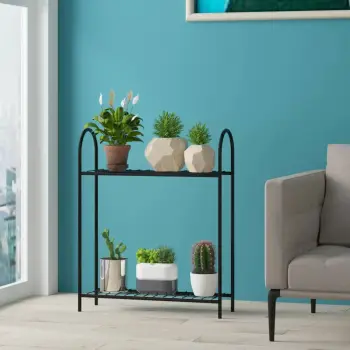 Jardiniere dekorative, ngjyrë e zezë, Skye Decor, Gale