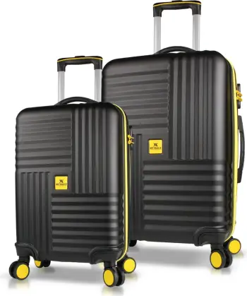Set valixhesh (2 copë), Zoozie Bags, 8180, ngjyrë e zezë