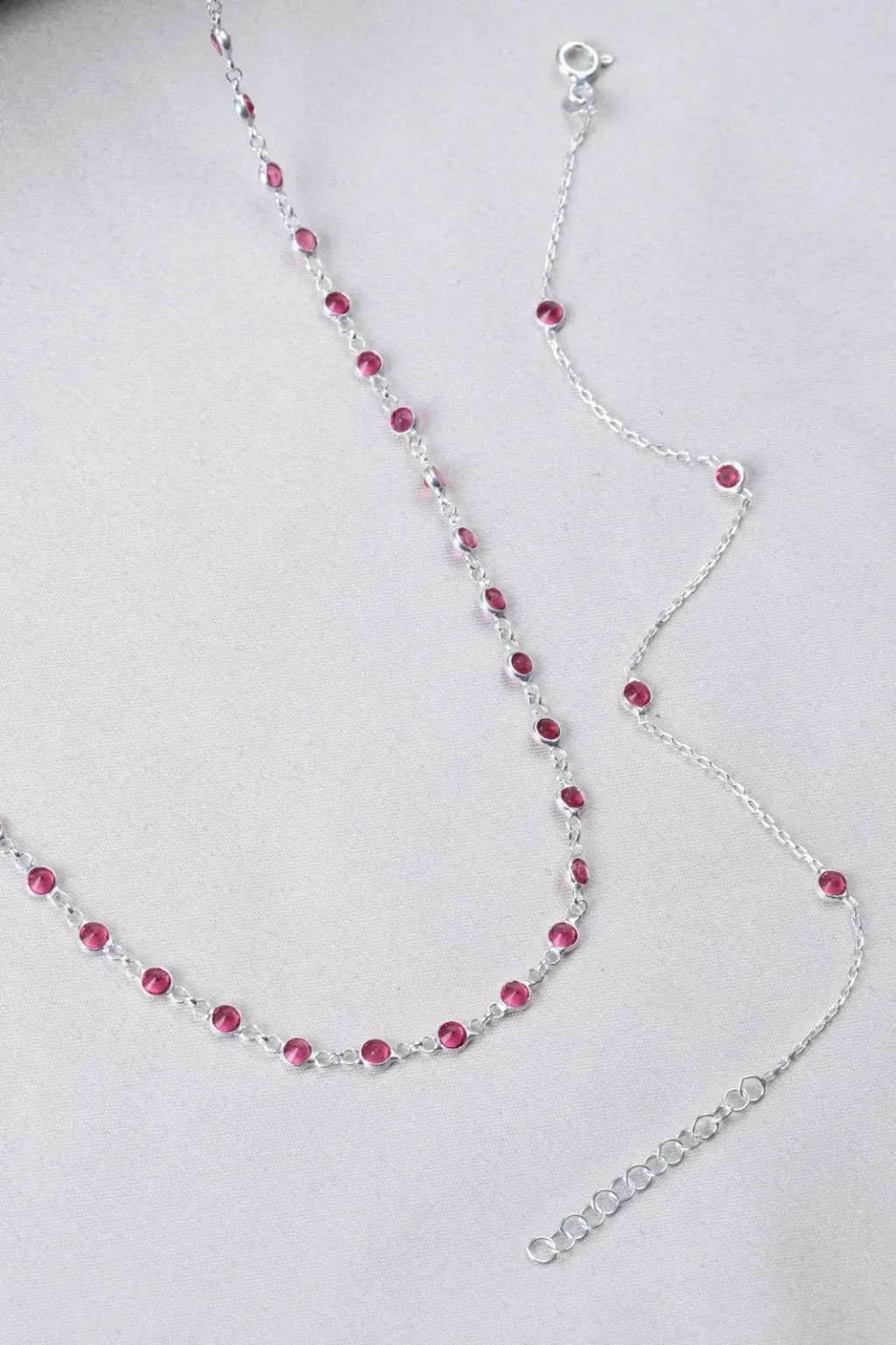 Set varëse dhe vathë argjendi, Jumeon, TFNY65230, ngjyrë e kuqe - 4