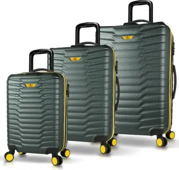 Set valixhesh (3 copë), Zoozie Bags, 5615, ngjyrë kaki