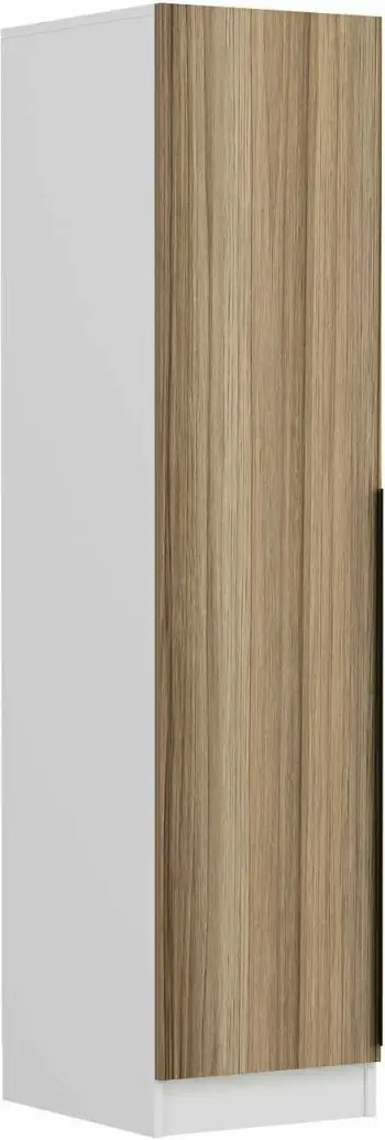 Dollap Skye Decor, Minar Kale - 8752, ngjyrë arre dhe e bardhë