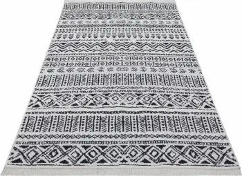 Qilim Conceptum Hypnose, 80x300cm, ngjyrë e zezë dhe e bardhë, Ar 03