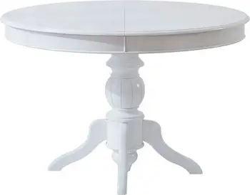 Tavolinë ngrënieje e zgjatshme, ngjyrë e bardhë, Skye Decor, Albero24