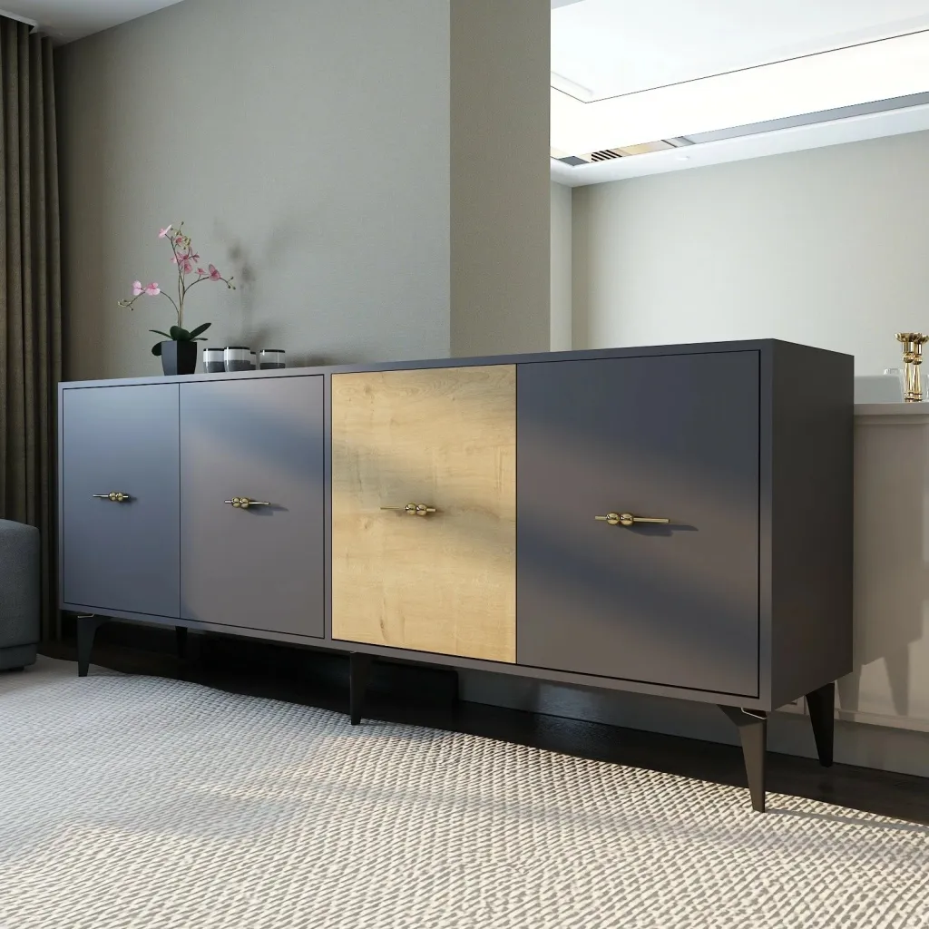 Konsol Skye Decor, anthracite, sapphire oak - 2
