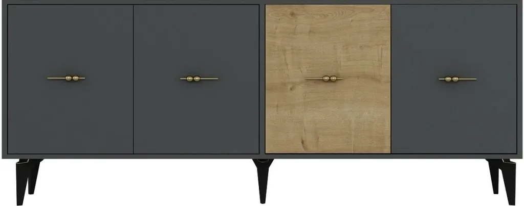 Konsol Skye Decor, anthracite, sapphire oak - 3
