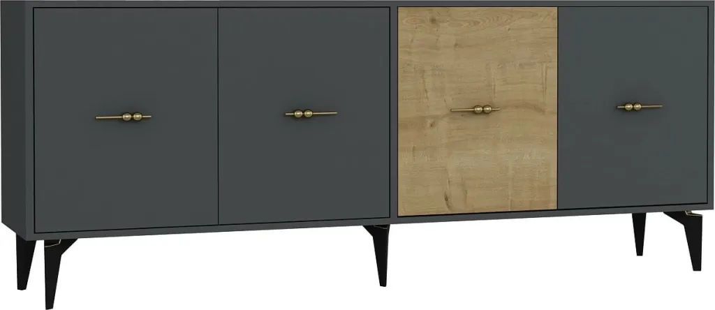 Konsol Skye Decor, anthracite, sapphire oak - 4