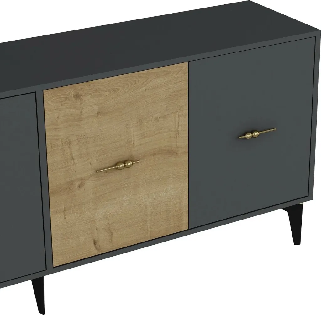 Konsol Skye Decor, anthracite, sapphire oak - 5