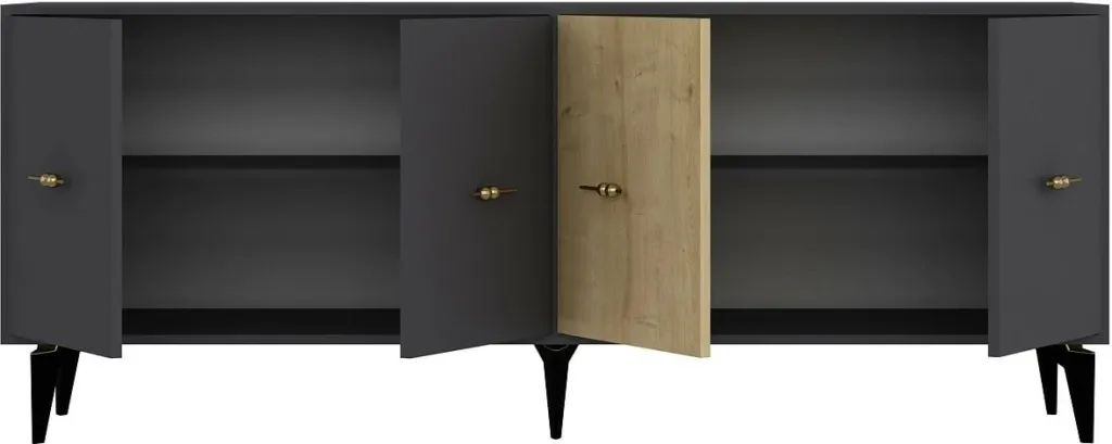 Konsol Skye Decor, anthracite, sapphire oak - 6