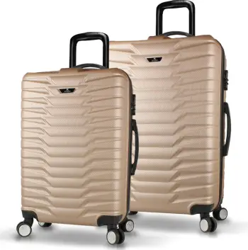 Set valixhesh (2 copë), Zoozie Bags, 5783, ngjyrë ari