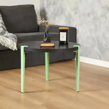 Tavolinë kafeje, Skye Decor, Fregoia, anthracite, mint, green