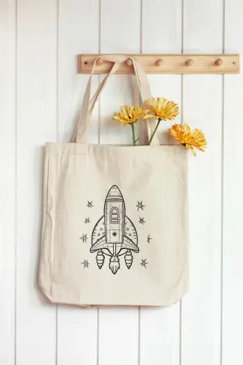 Qese tote Zoozie Bags, model tote 24