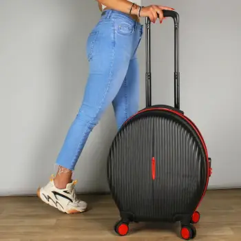 Valixhe udhëtimi Zoozie Bags, e zezë, 2347