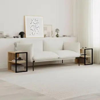 Set tavolinash anësore Skye Decor, ngjyrë lis safir, 2 copë