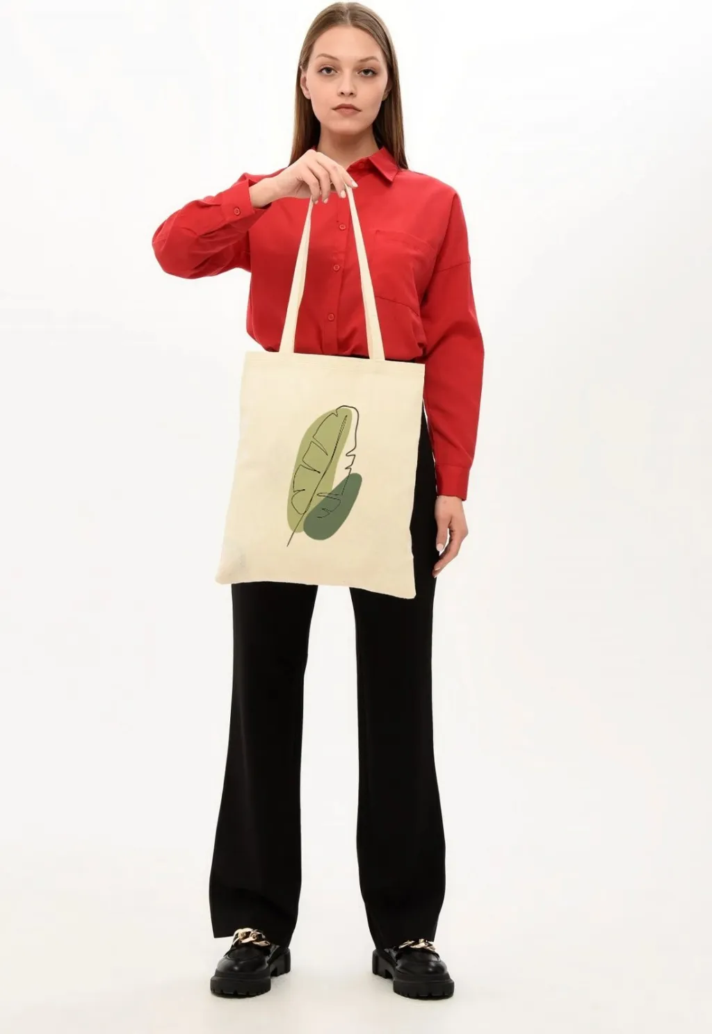 Çantë tote Zoozie Bags, krem, 0469 - 4