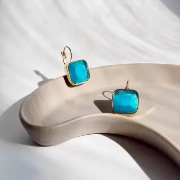 Vathë çeliku Jumeon, ngjyrë turquoise dhe ari