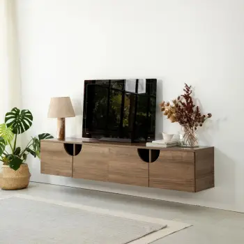 Mbajtës TV, ngjyrë arre, Skye Decor