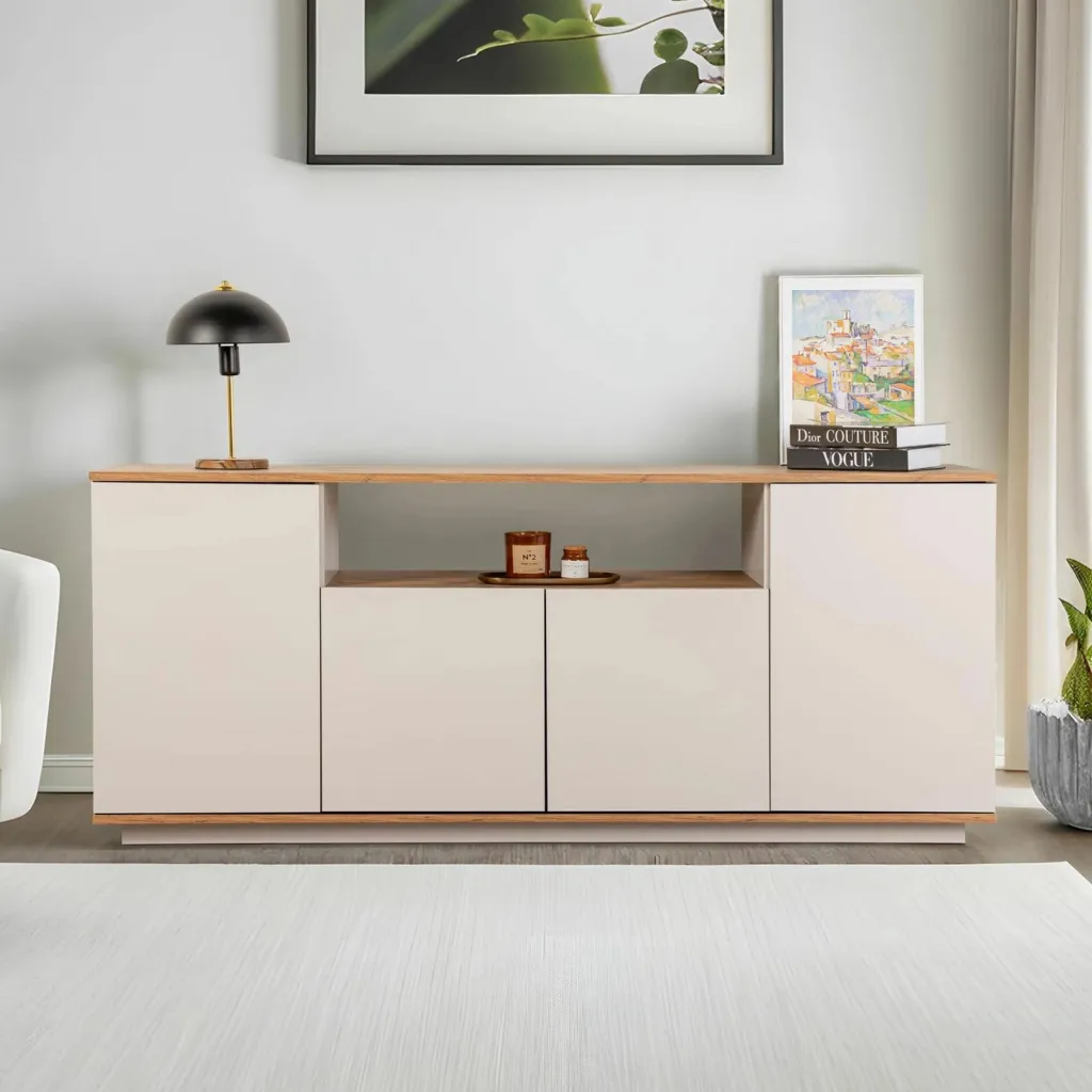 Konsol Skye Decor, Arista, ngjyrë cashmere dhe Atlantic Pine - 2