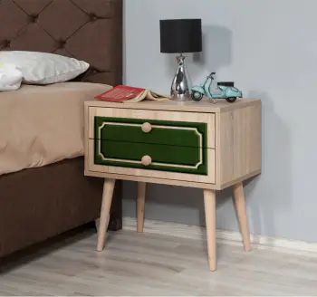 Komodinë nate Skye Decor, dy sirtarë, 623