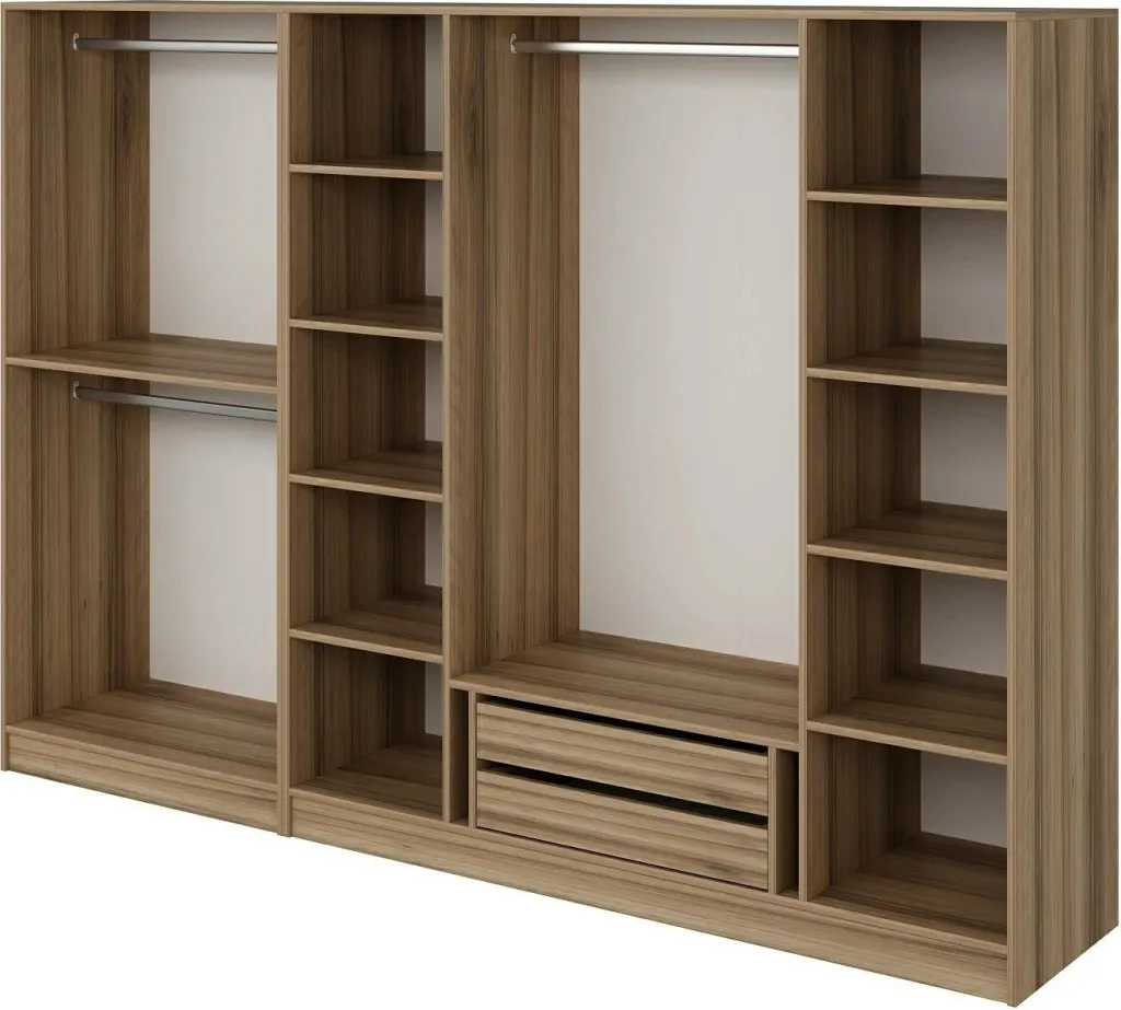 Dollap garderobe, ngjyrë dore, Skye Decor, 7670, 270x210x52 cm - 6