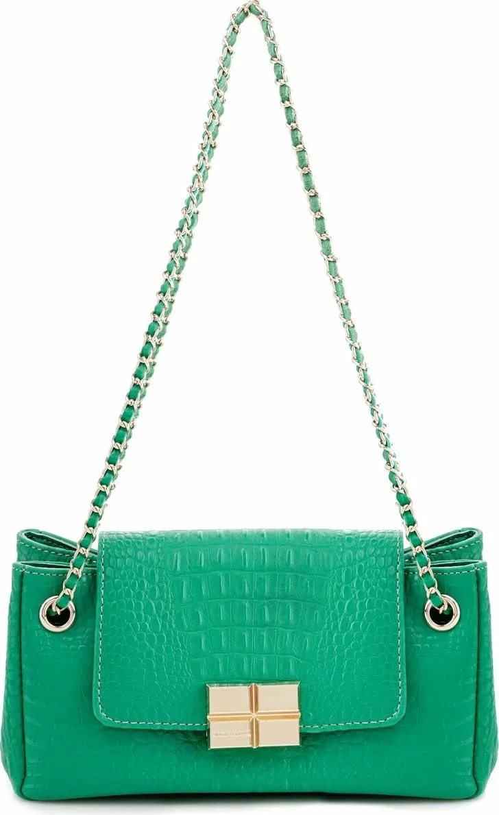 Çantë krahu, ngjyrë e gjelbër, model Siena, Vince Camuto - 1