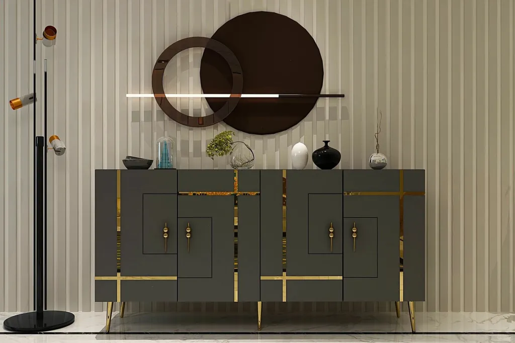 Konsol Skye Decor, Line KB150, anthracite dhe ari - 2