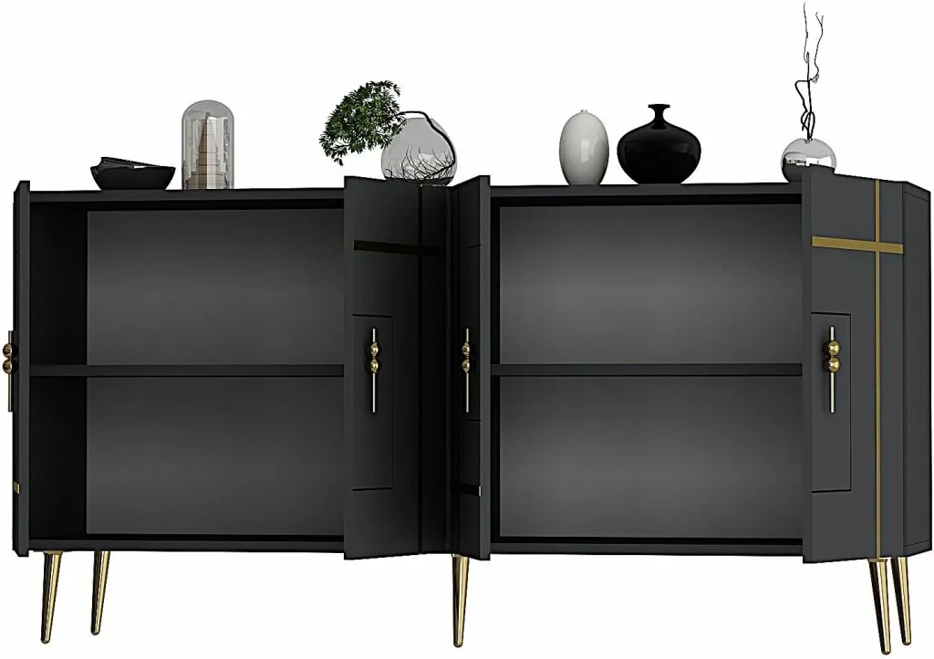 Konsol Skye Decor, Line KB150, anthracite dhe ari - 4