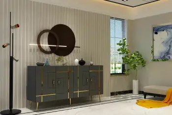 Konsol Skye Decor, Line KB150, anthracite dhe ari