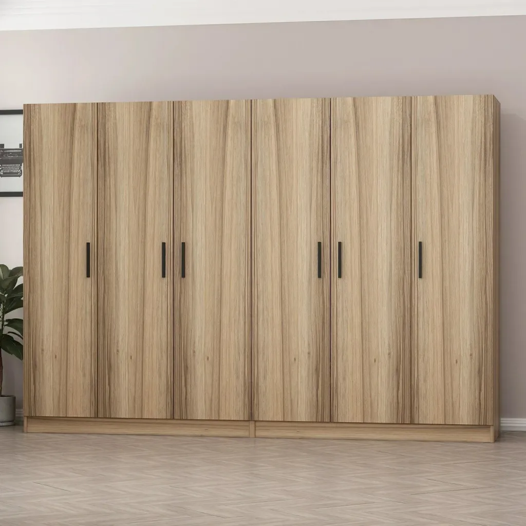 Dollap garderobe, ngjyrë dore, Skye Decor 7631, 270x210x52cm - 3
