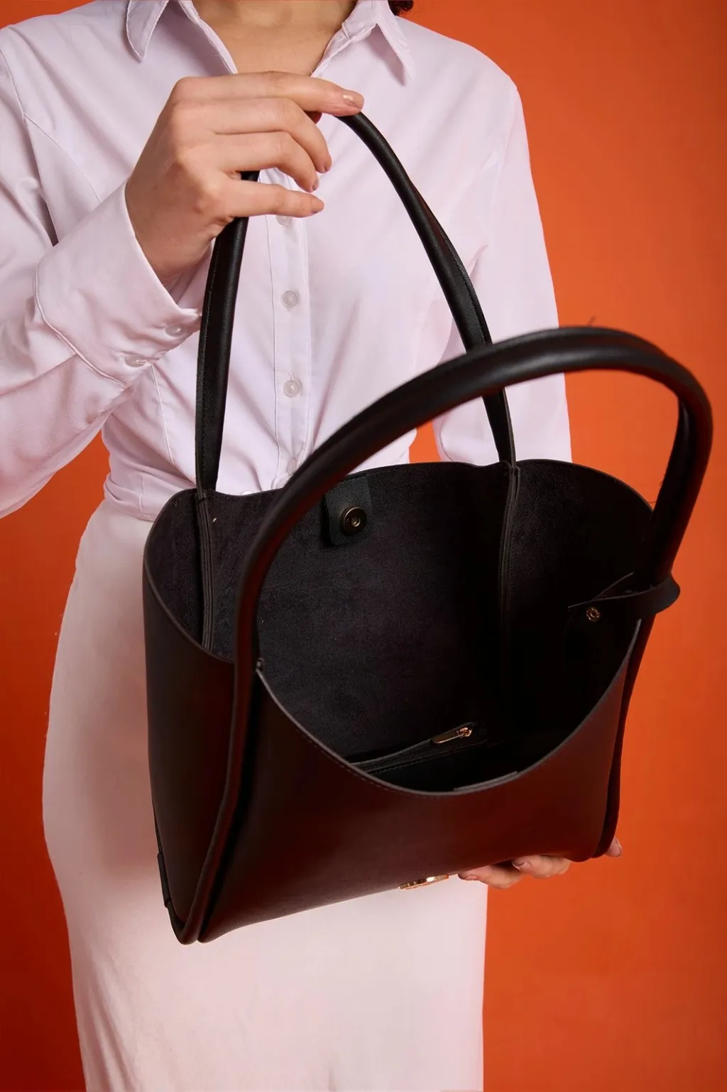 Çantë krahu Zoozie Bags, Athinë, e zezë - 2