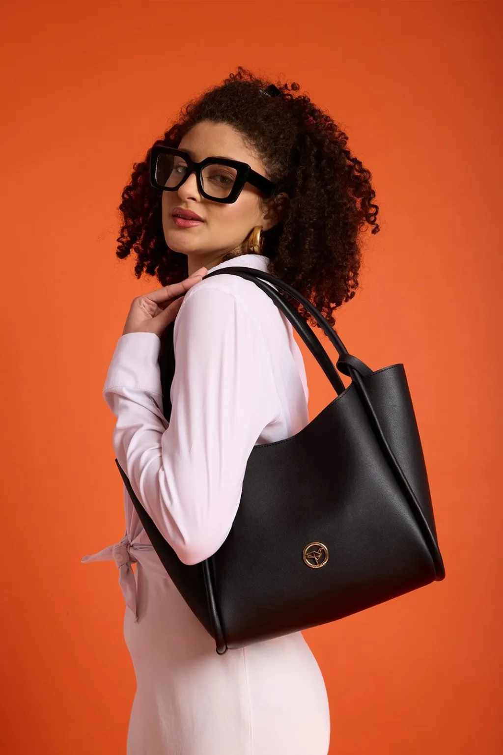 Çantë krahu Zoozie Bags, Athinë, e zezë - 6