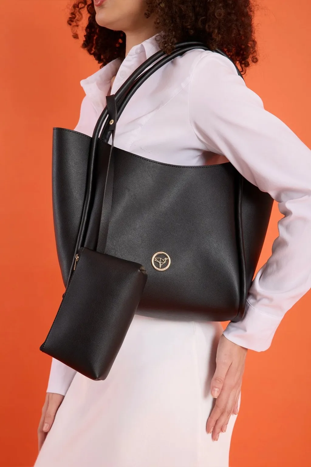 Çantë krahu Zoozie Bags, Athinë, e zezë - 10