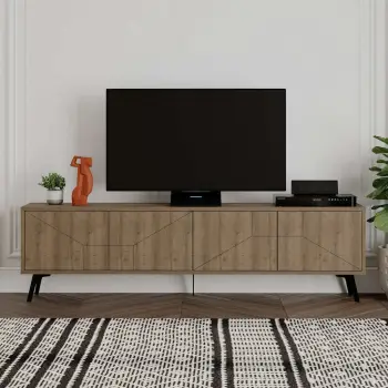 Komodë TV Skye Decor, ngjyrë Hitit, Dune